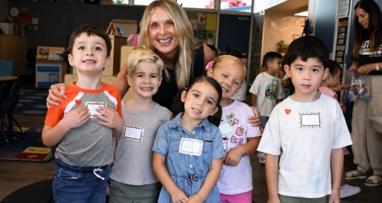 A Westminster School District teacher welcomes students for the 2026-27 school year. All eligible district schools earned gold or platinum California PBIS recognition for their work to create positive, supportive learning environments.