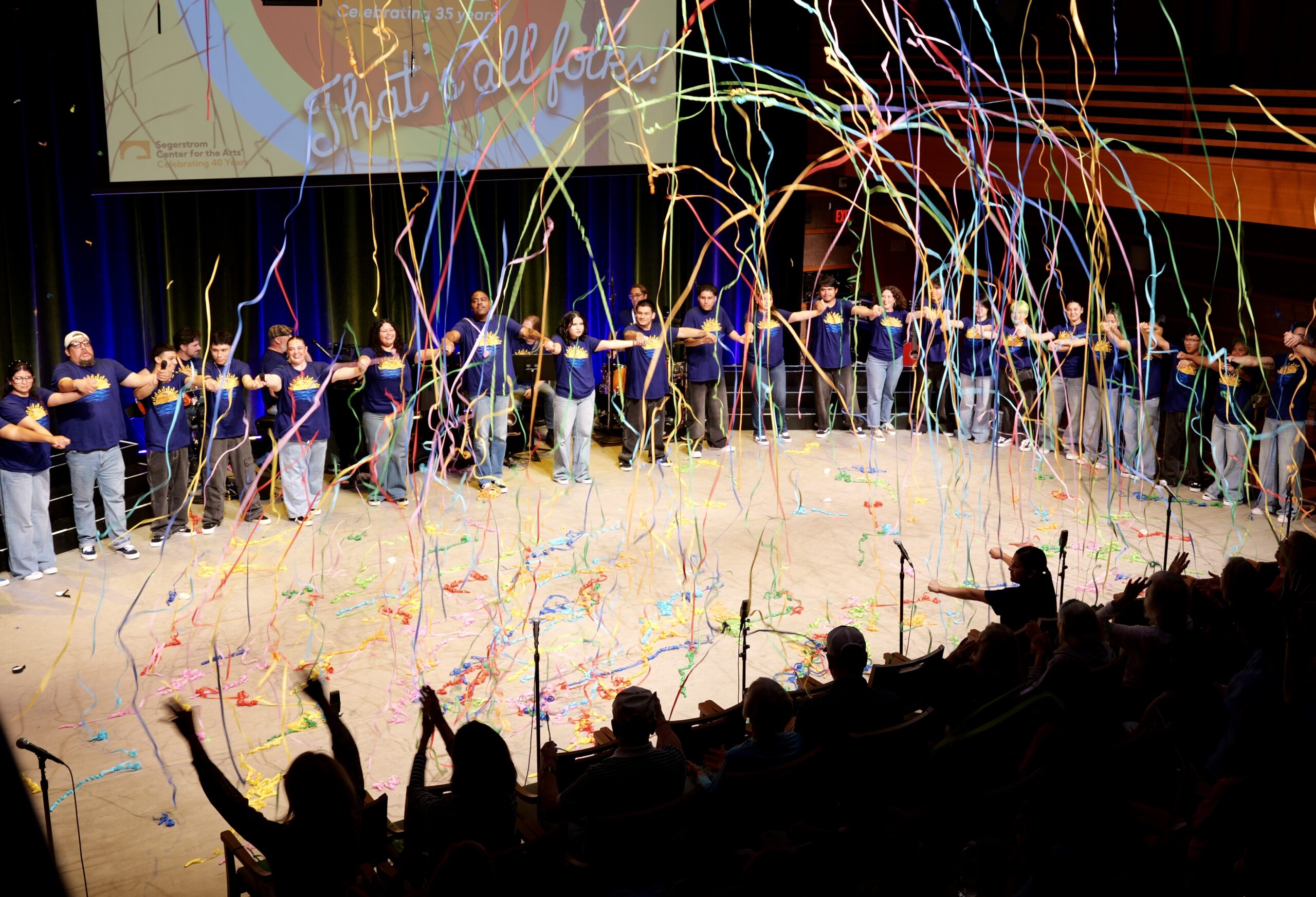 Students performed three shows at the Samueli Theater over the course of two days.