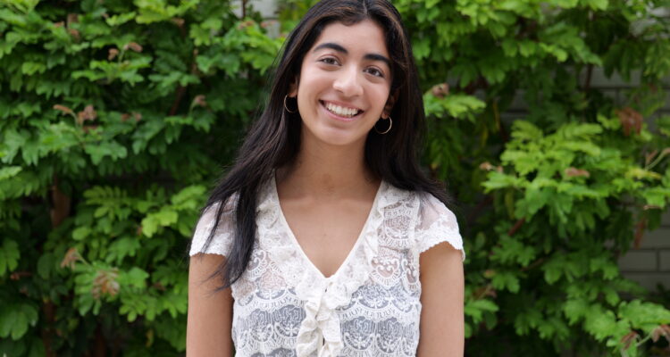 Sailee Charlu, a 17-year-old student at the Orange County School of the Arts, is pictured at the Orange County Department of Education in Costa Mesa. Charlu spent four weeks at OCDE this summer working with Educational Services while exploring her interest in multilingual education.