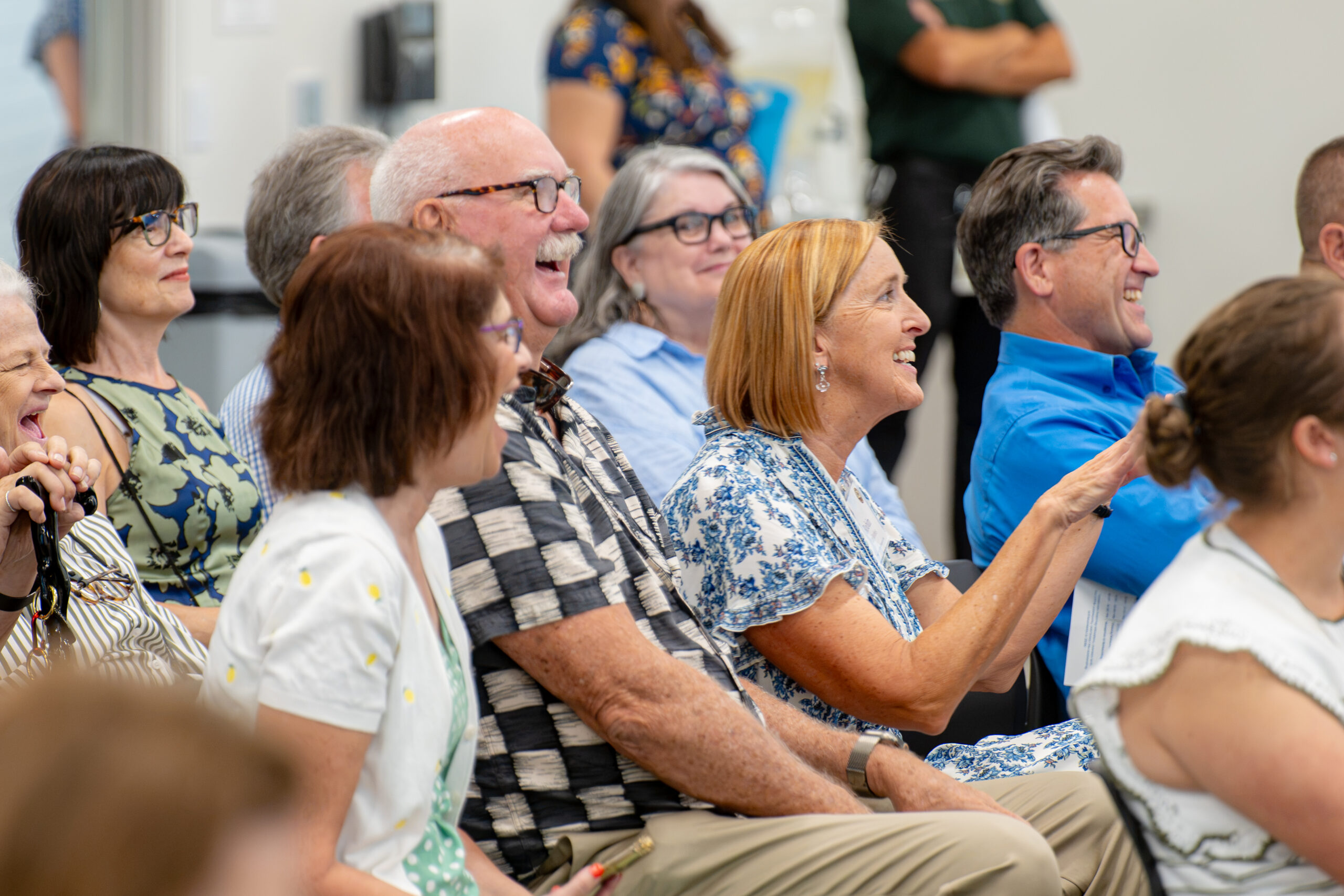 Family members, friends and colleagues react during the 2026 Outstanding STEM Educator Awards Celebration.