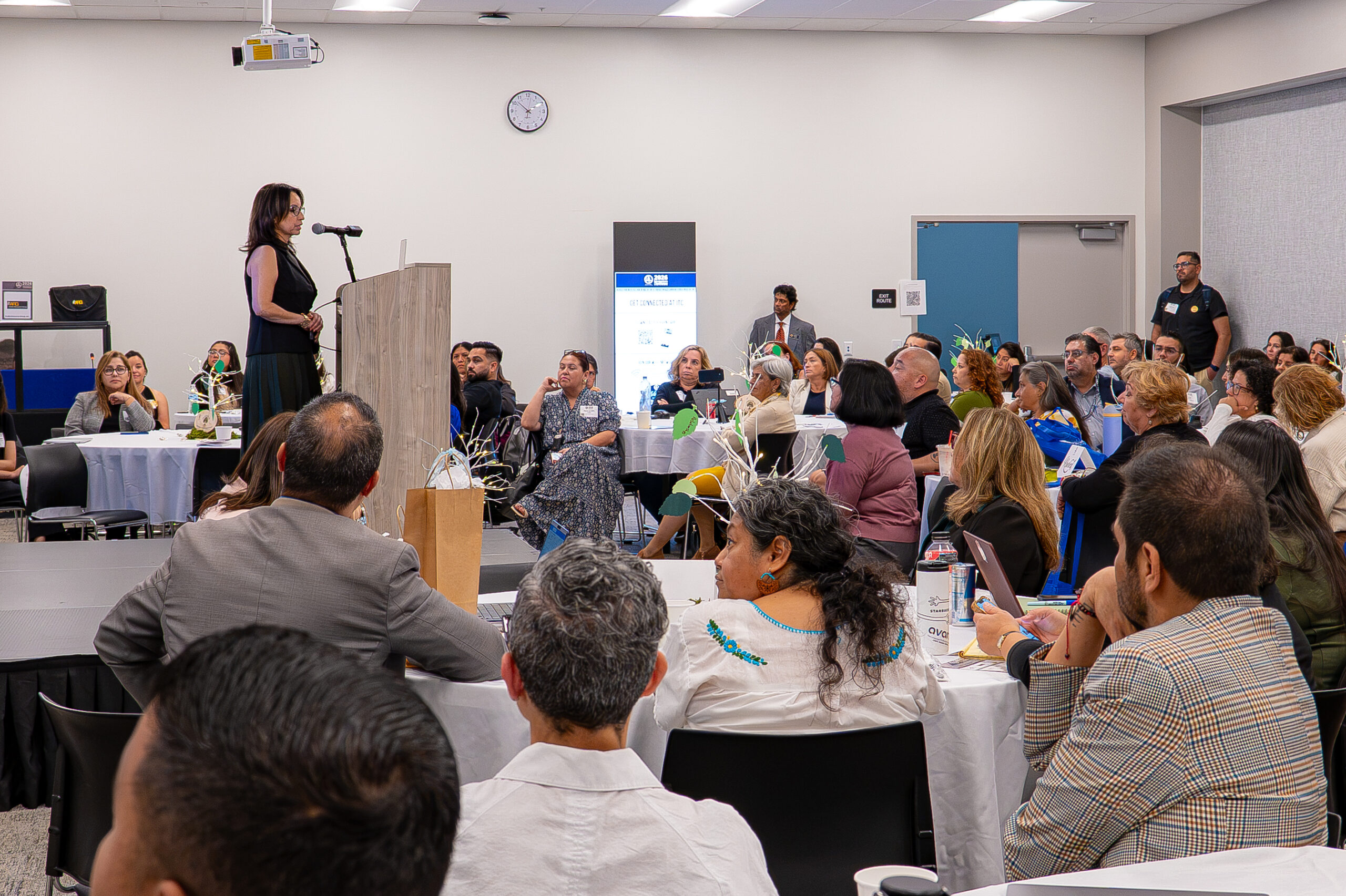 Language professionals attend a presentation during OCDE’s 10th annual Interpreters and Translators Conference in Costa Mesa.