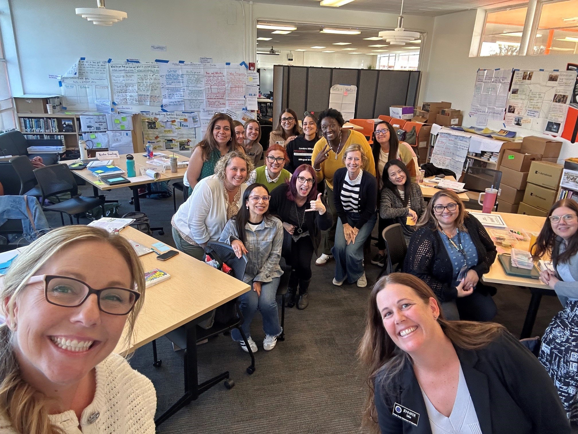 Project GLAD® staff and educators gather for a photo at one of the last Secondary Foundations trainings.