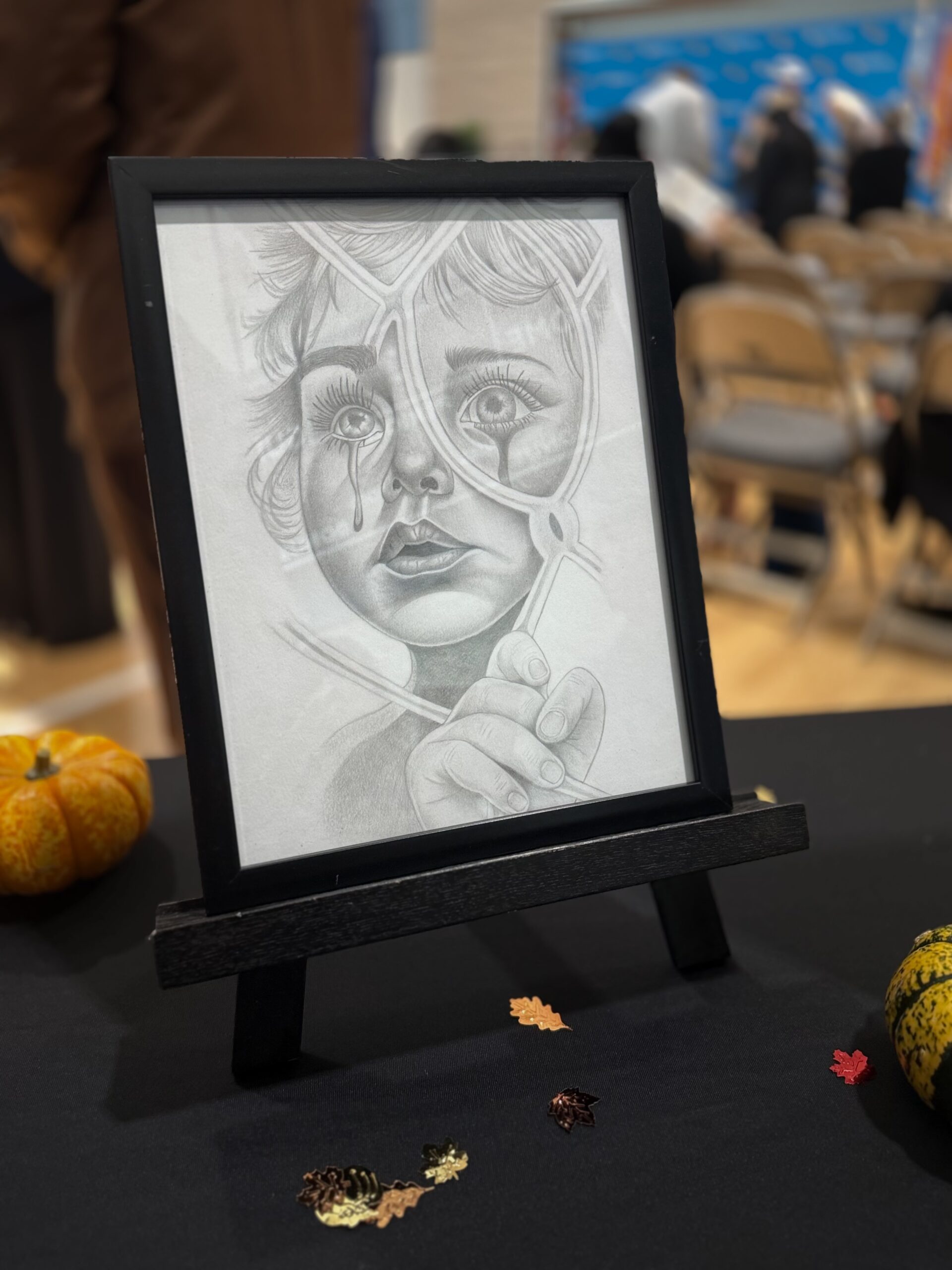An honorable-mention drawing at the Ninth Annual Essay and Visual Arts Contest for incarcerated youth at Otto A. Fischer School within Orange County Juvenile Hall.