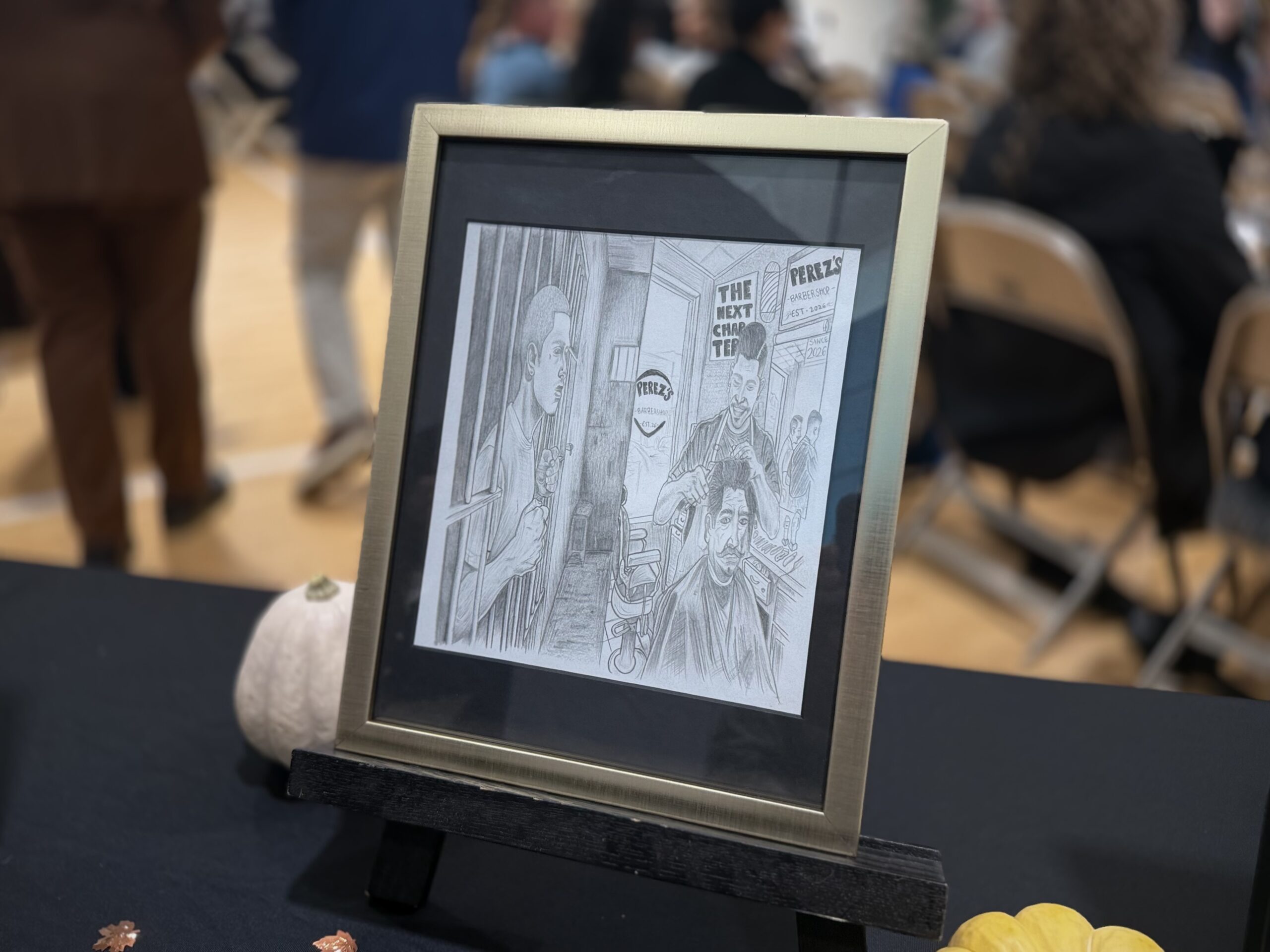 The second-place drawing at the Ninth Annual Essay and Visual Arts Contest for incarcerated youth at Otto A. Fischer School within Orange County Juvenile Hall.