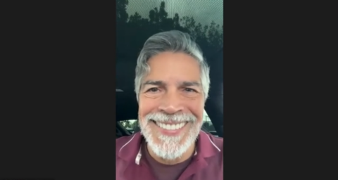 Actor Esai Morales spoke with students from ACCESS Area 4 schools